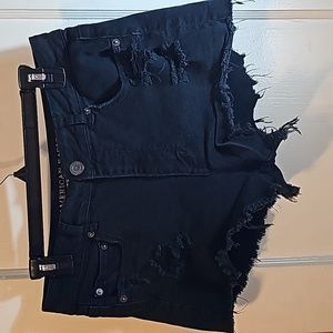 American Eagle black shorts